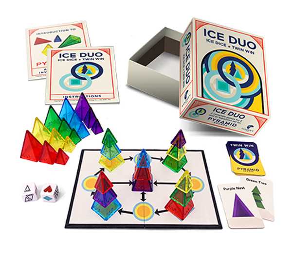 Board Game - Ice Duo - Ice Dice + Twin Win